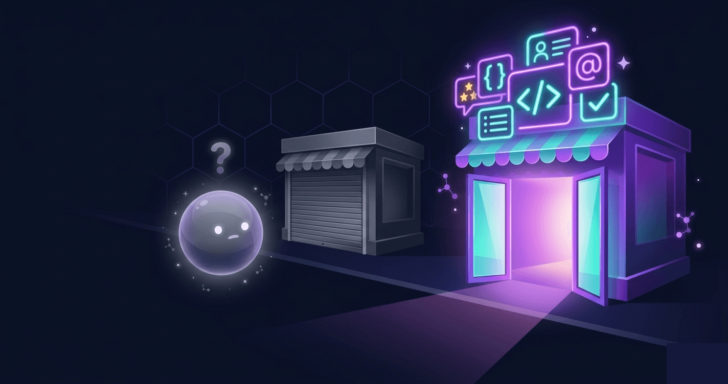 Un site visible et un site invisible aux IA — l'impact de la réputation en ligne